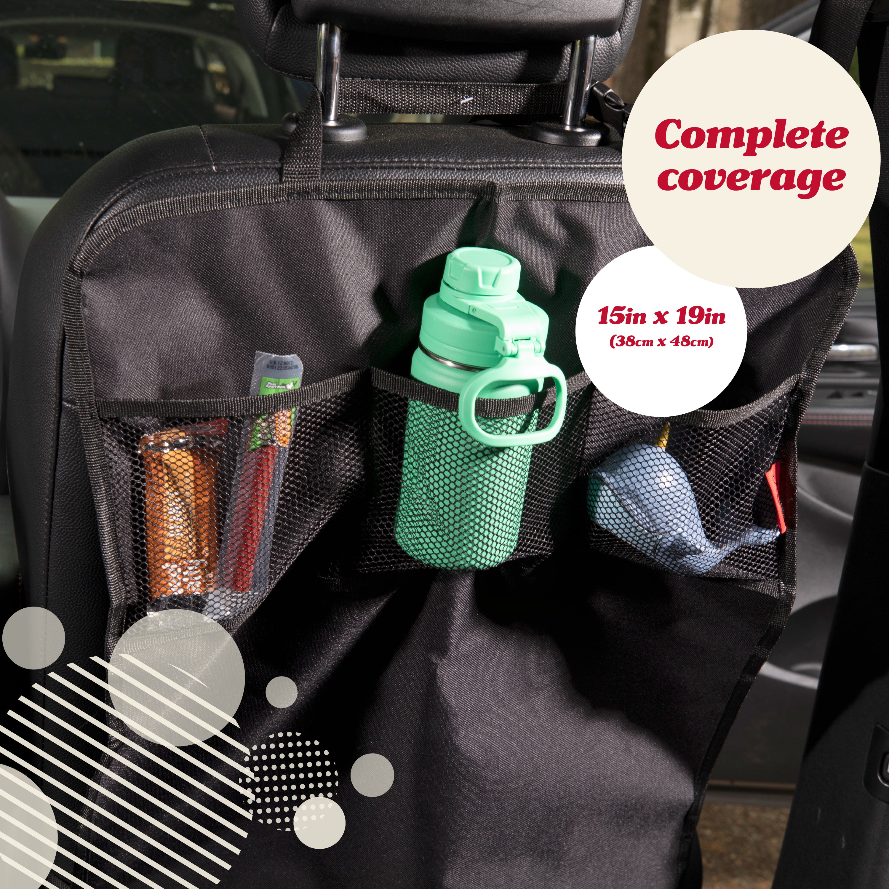 Car Seat Protector Kick Mat (2 Pack)