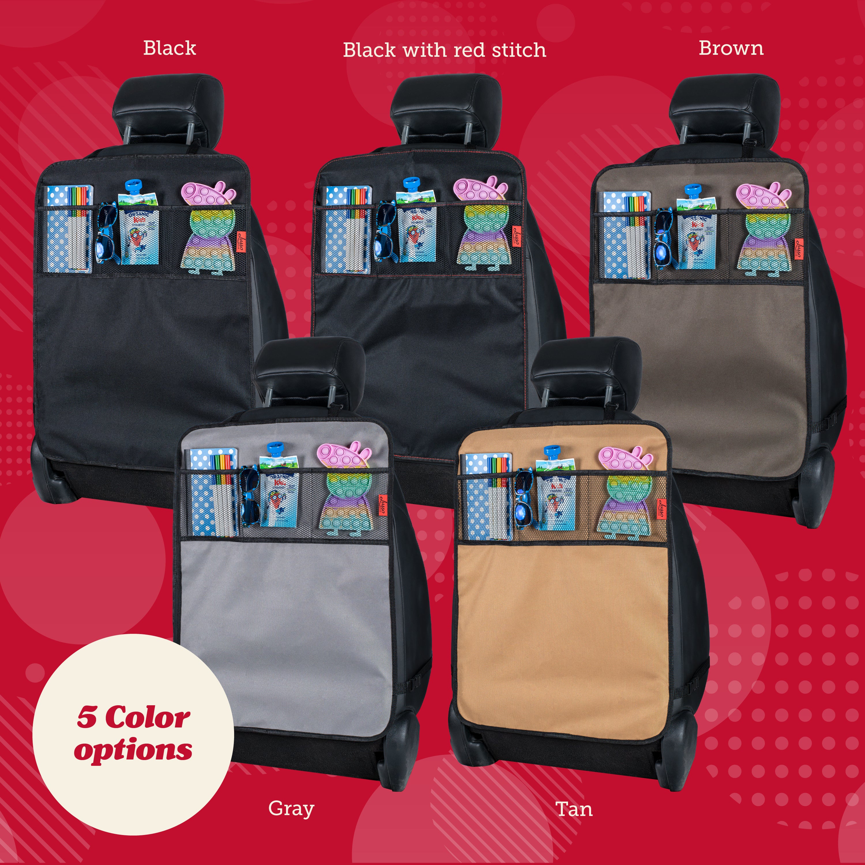 Car Seat Protector Kick Mat (2 Pack)