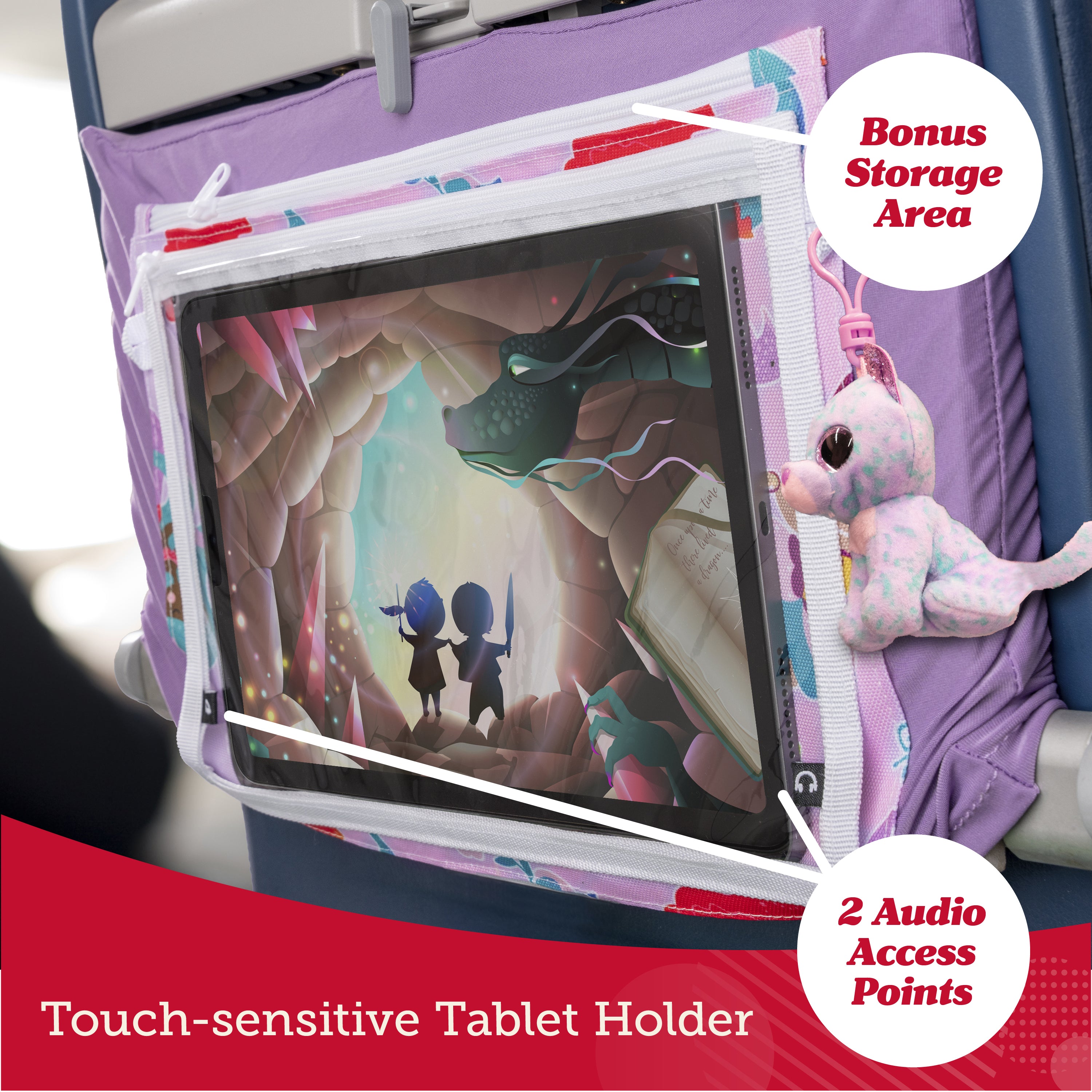 Airplane Tray Table Cover & Tablet Holder