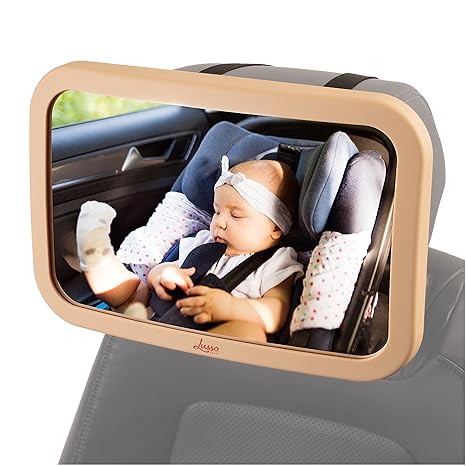 Infant car mirror - Car seat, Backseat, Rear-view, Best – Lusso Gear