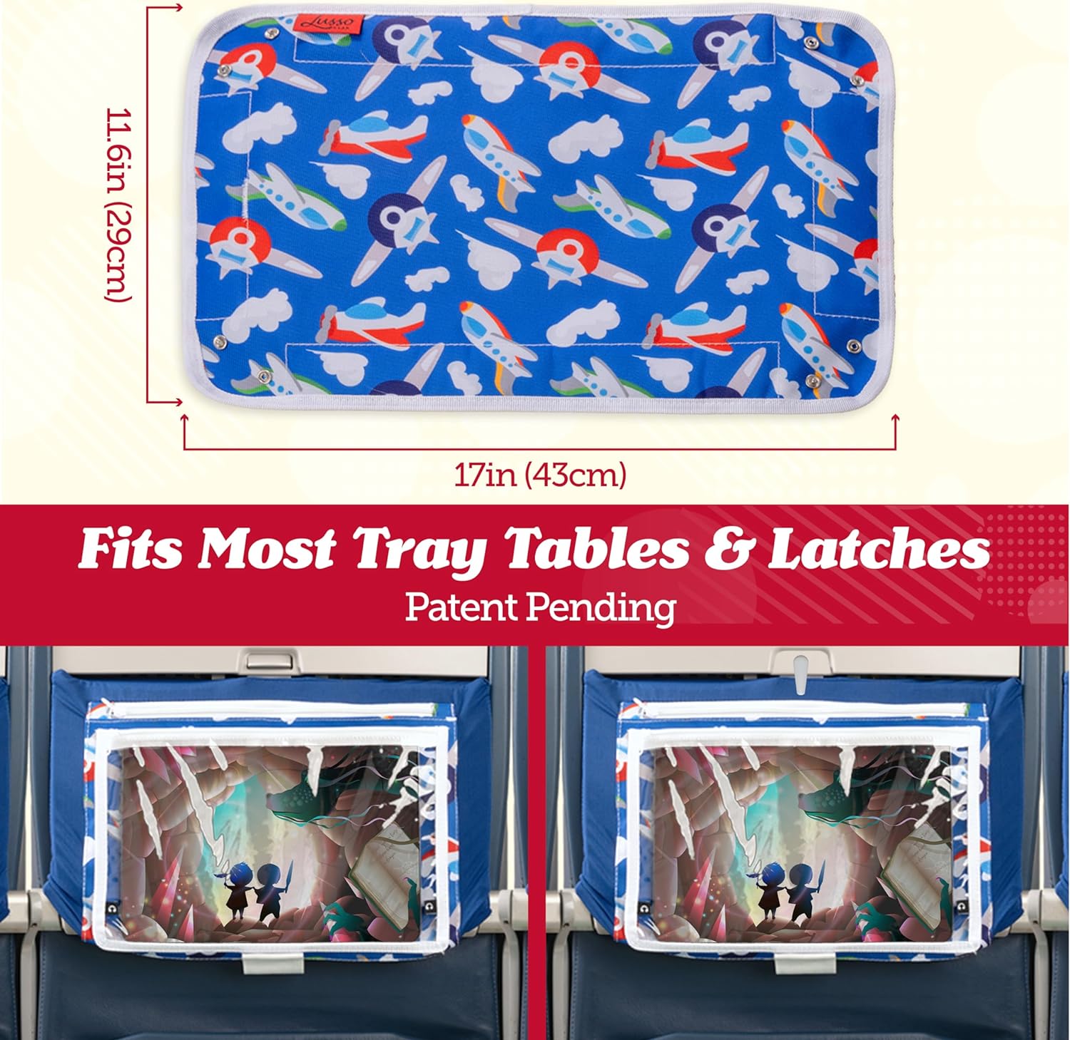 Airplane Tray Table Cover for Kids