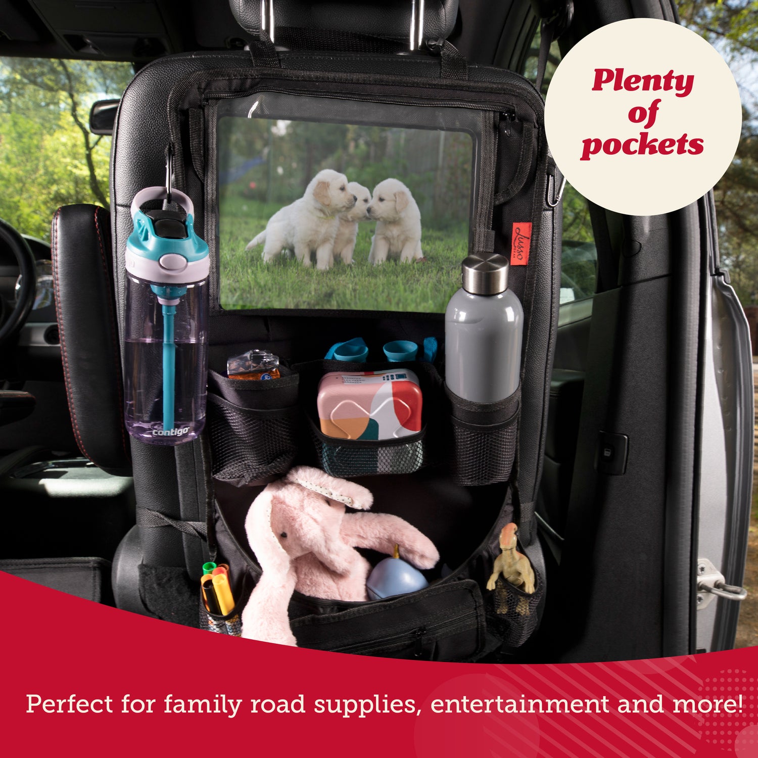 evenflo backseat organizer Back Seat Hanging Organizer Gray
