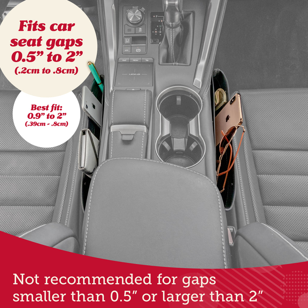 Car seat pocket organizer - Door, Between, Side - Lusso Gear