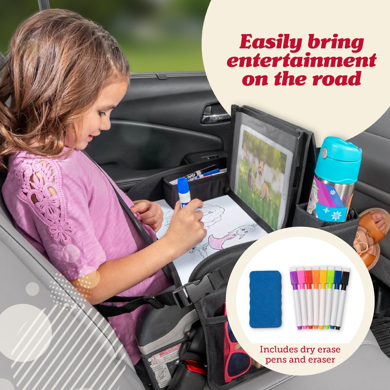 Kids Travel Tray for Car: A Road Trip Essential – Lusso Gear