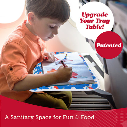 Airplane Tray Table Cover &amp; Tablet Holder