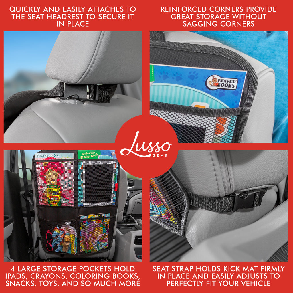 Kick mat - Car seat, Protection, Backseat, Buy - Lusso Gear
